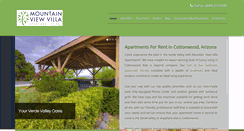 Desktop Screenshot of mountainviewvillasite.com